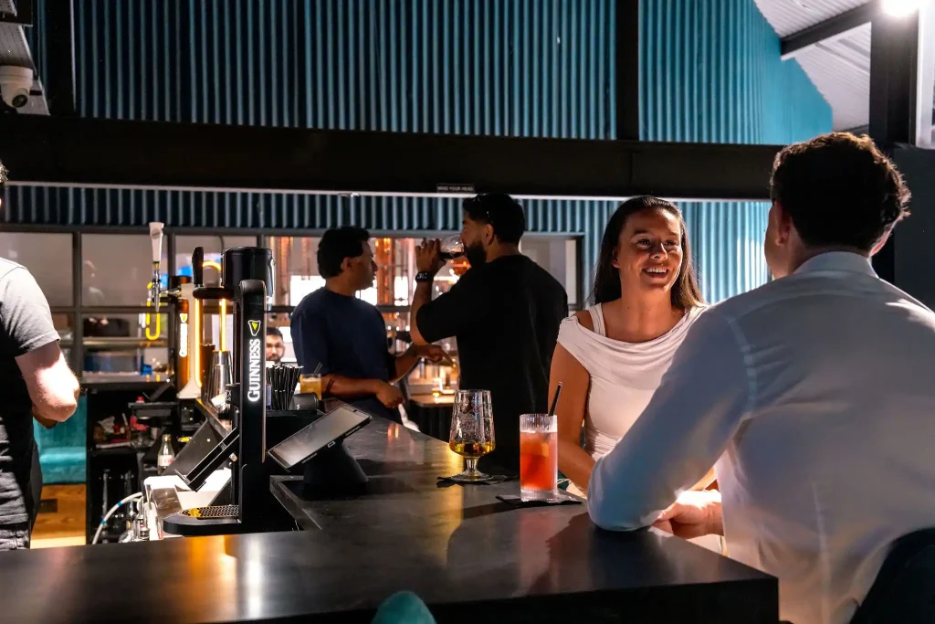A busy bar in leicester